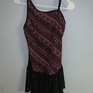 Figure Skating Competition Dress Women’s Freestyle Swarovski Crystal NWOT